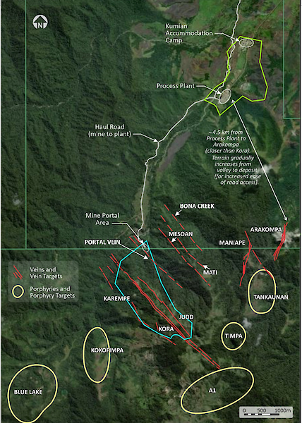 Figure 7 – Site Map and Location of Arakompa